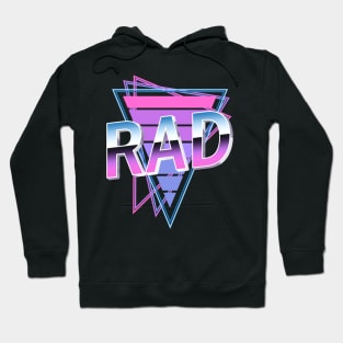 Rad 80s Vaporwave Nostalgia Retro 80s Hoodie